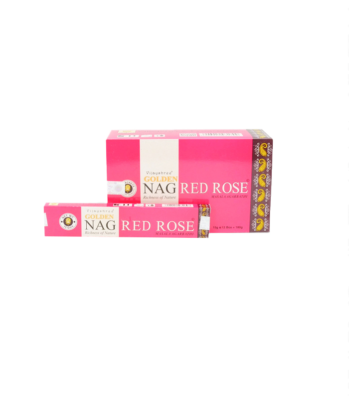 Vijayshree Nag Red Rose Incense - 15g
